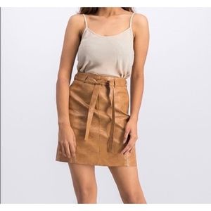 Leather skirt